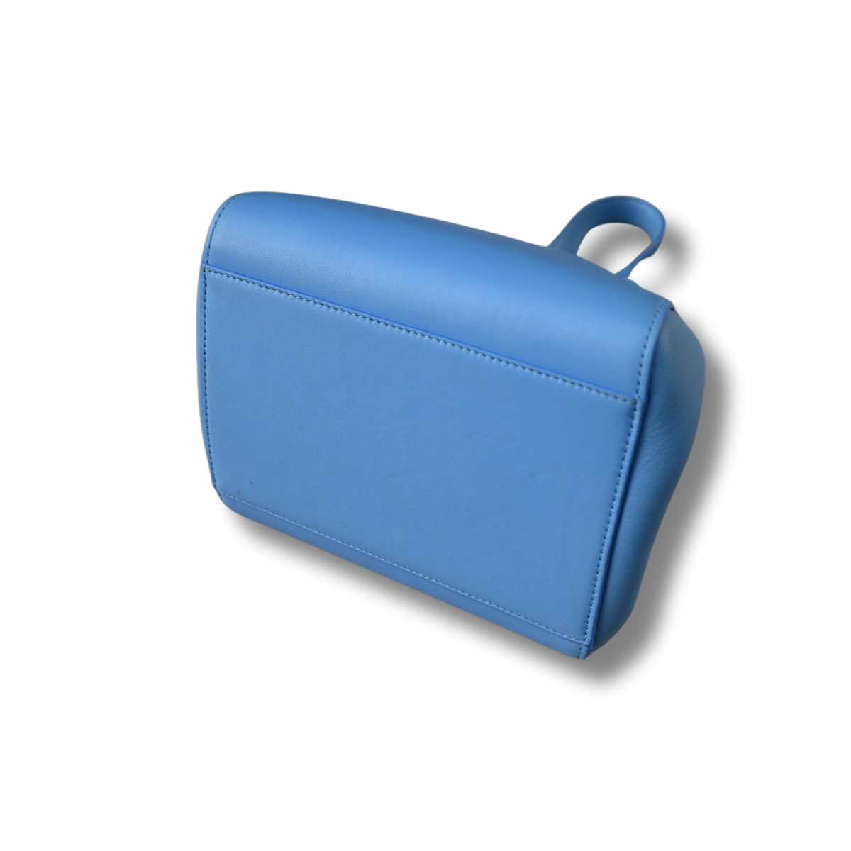 Loewe baby blue leather nugget bag hammock bag