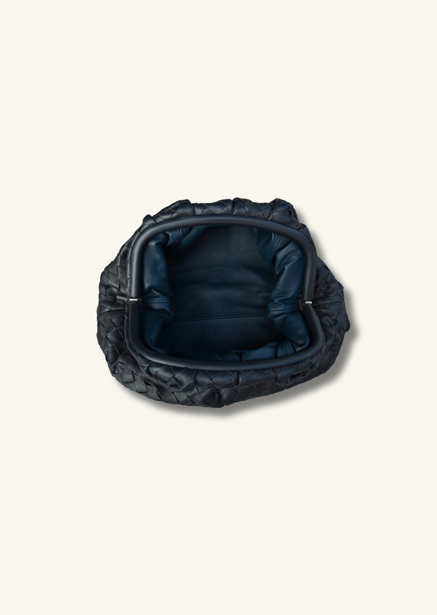 Bottega Veneta Intrecciato Clutch Bag Pouch Bottle Green Nav