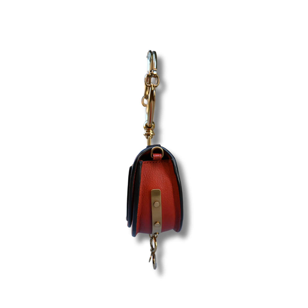 Chloe Nile Minaudiere Bracelet Bag Burnt Orange