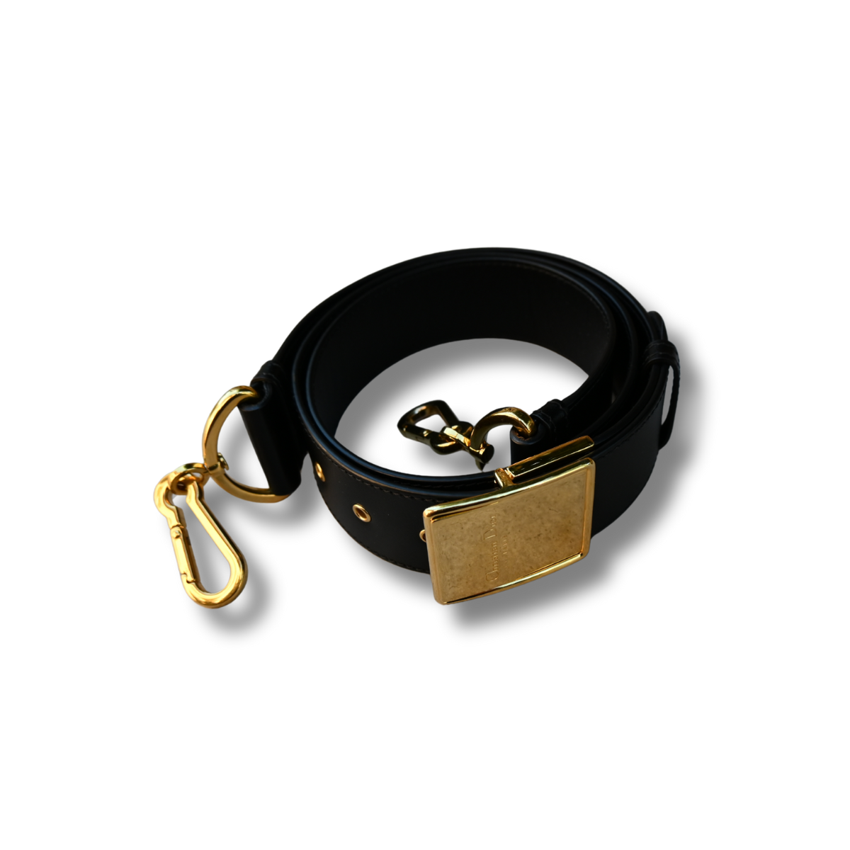 Dior 30 Montaigne Box Bag Black & gold hardware