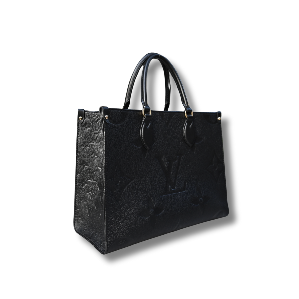 Louis Vuitton OnTheGo MM Noir Obscur Shoulder Bag