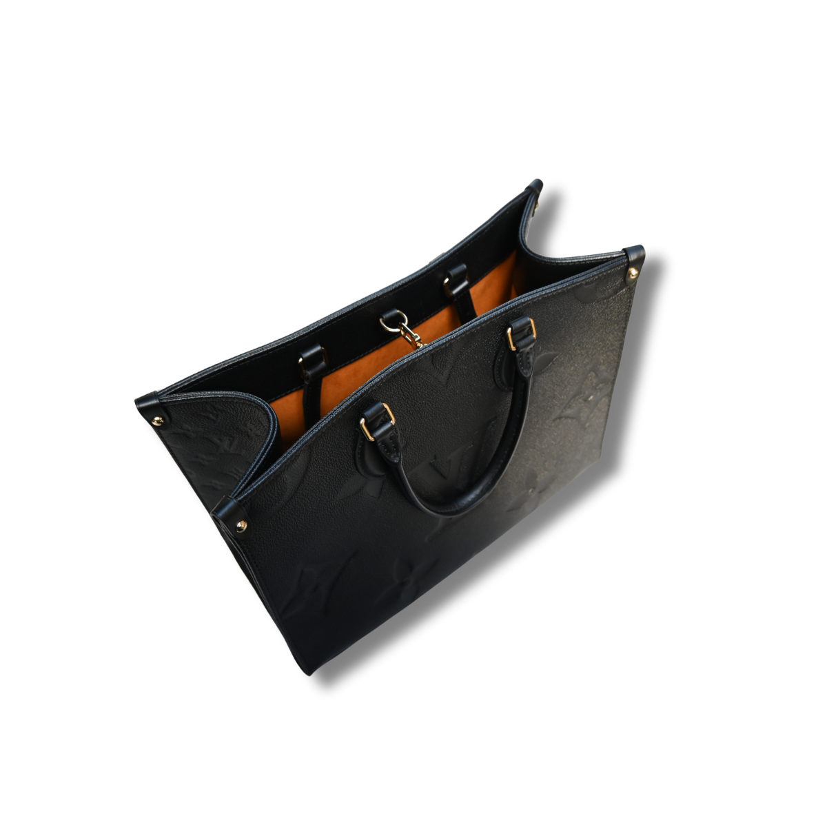 Louis Vuitton OnTheGo MM Noir Obscur Shoulder Bag