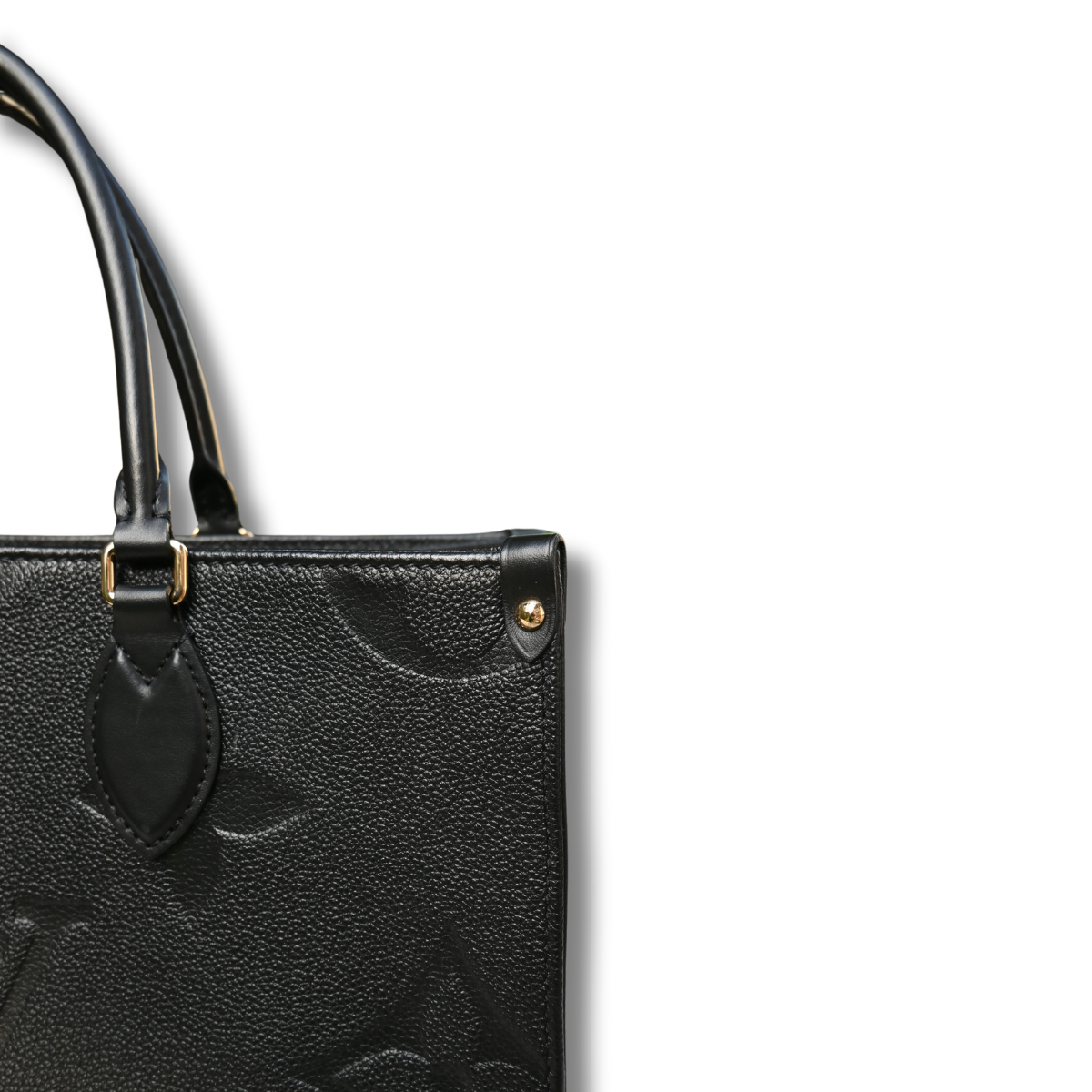 Louis Vuitton OnTheGo MM Noir Obscur Shoulder Bag