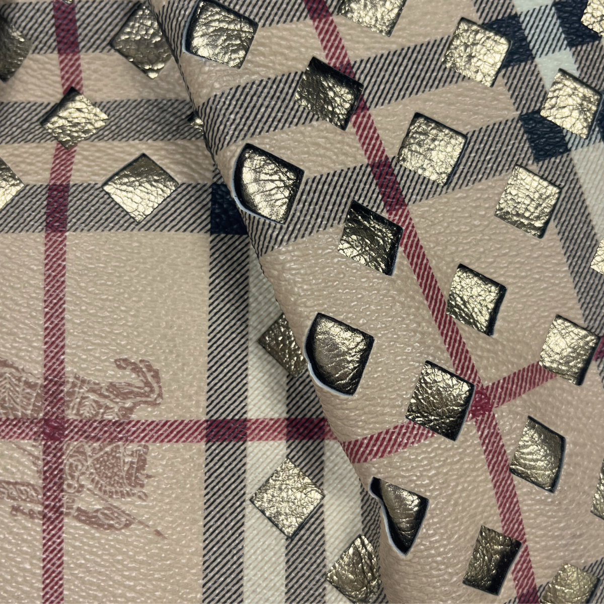 Burberry Y2K Nova Check Shoulder Bag with drawstring