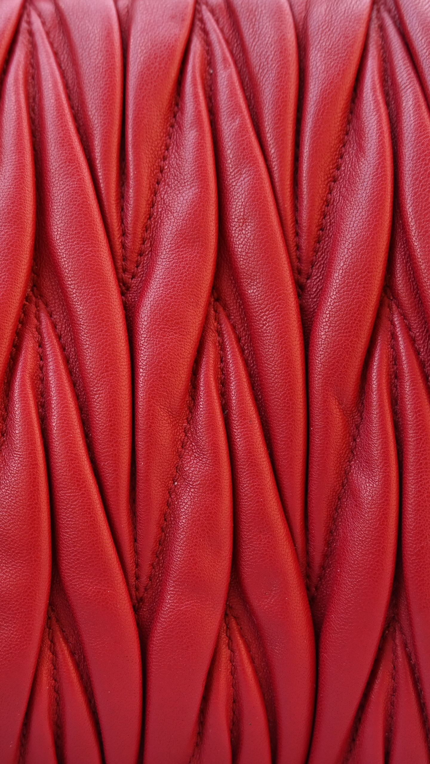 Two-Way Matelassé Nappa Leather Shoulder Bag