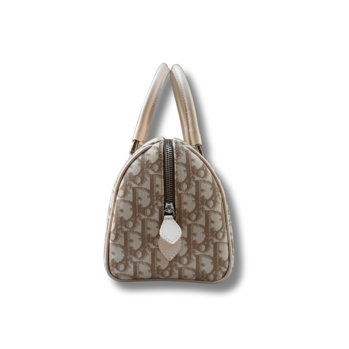 Vintage Dior Diorissimo Flower Embroidered Boston Bag