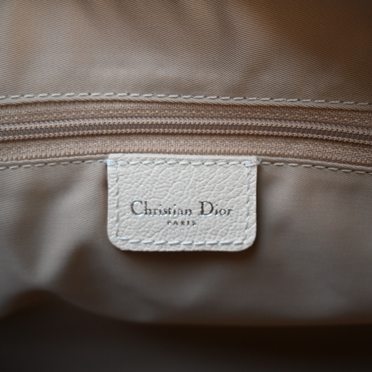 Vintage Dior Diorissimo Flower Embroidered Boston Bag