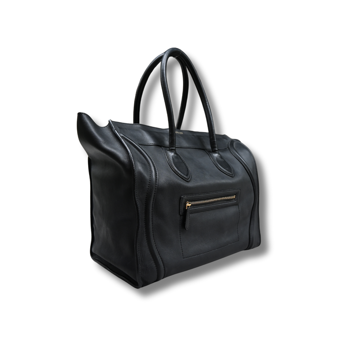 Celine Medium Luggage Bag Black Calfskin leather 