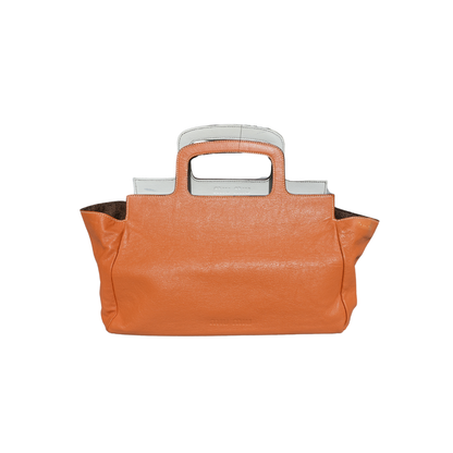 Miu Miu Handle Bag vintage orange leather