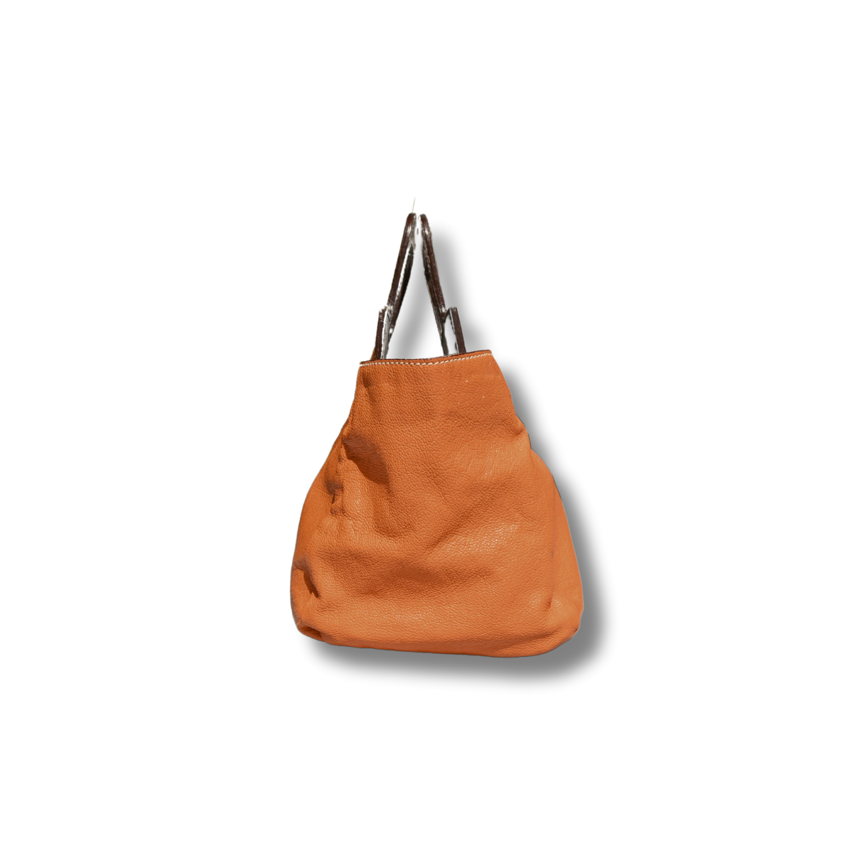 Miu Miu Handle Bag vintage orange leather