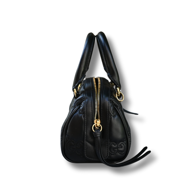 Gucci Mini GG Matelassé Top-Handle Bag