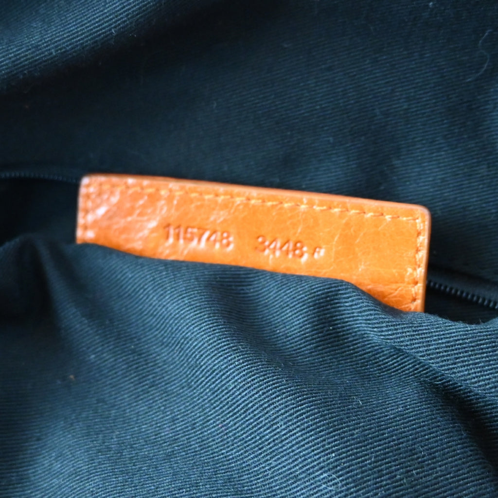 Balenciaga City Bag in Orange Serial Number