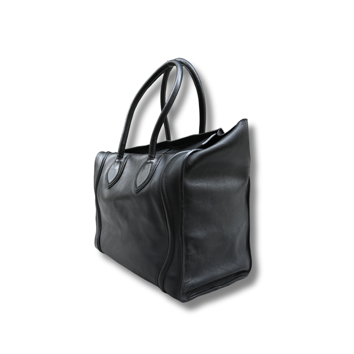 Celine Medium Luggage Bag Black Calfskin leather 