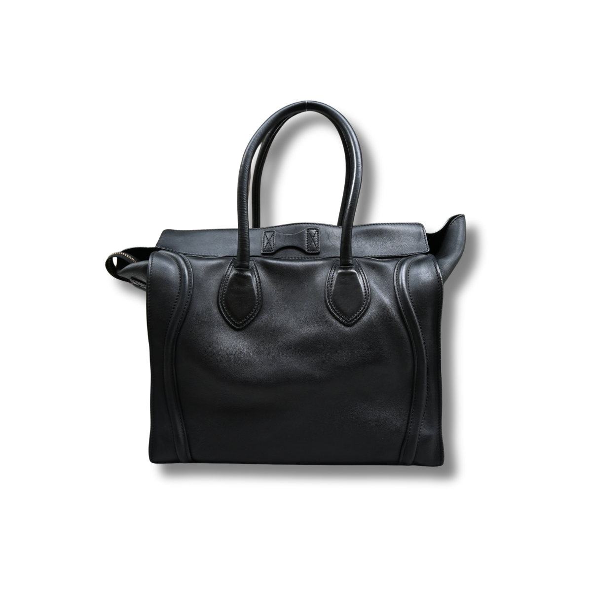 Celine Medium Luggage Bag Black Calfskin leather 