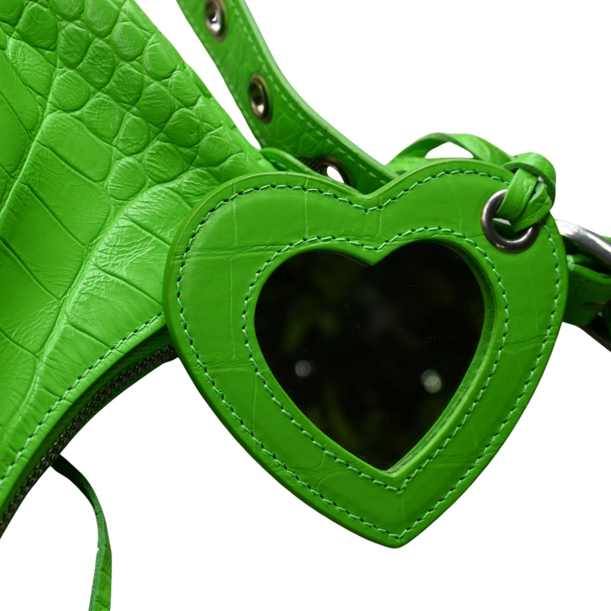 Balenciaga Le Cagole Shoulder & Cross body bag neon green