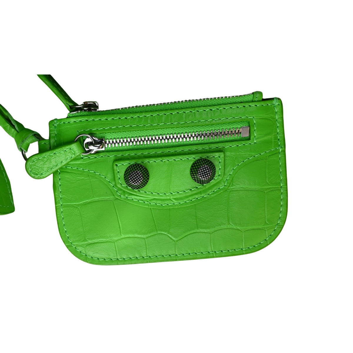 Balenciaga Le Cagole Shoulder & Cross body bag neon green