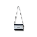 Balenciaga Crossbody Satchel Bag Black and neutral canvas leather pre-owned