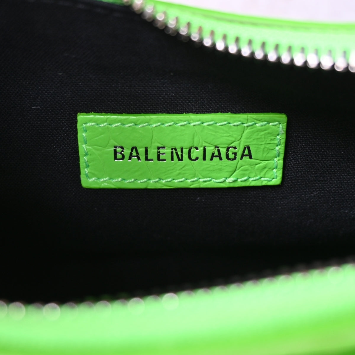 Balenciaga Le Cagole Shoulder & Cross body bag neon green