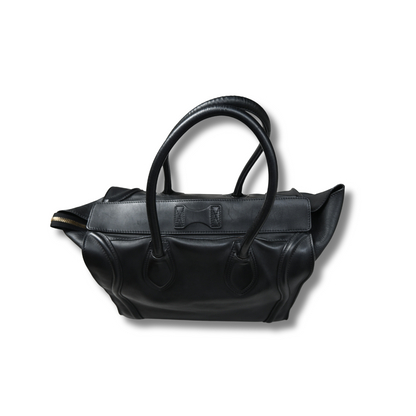 Celine Medium Luggage Bag Black Calfskin leather 