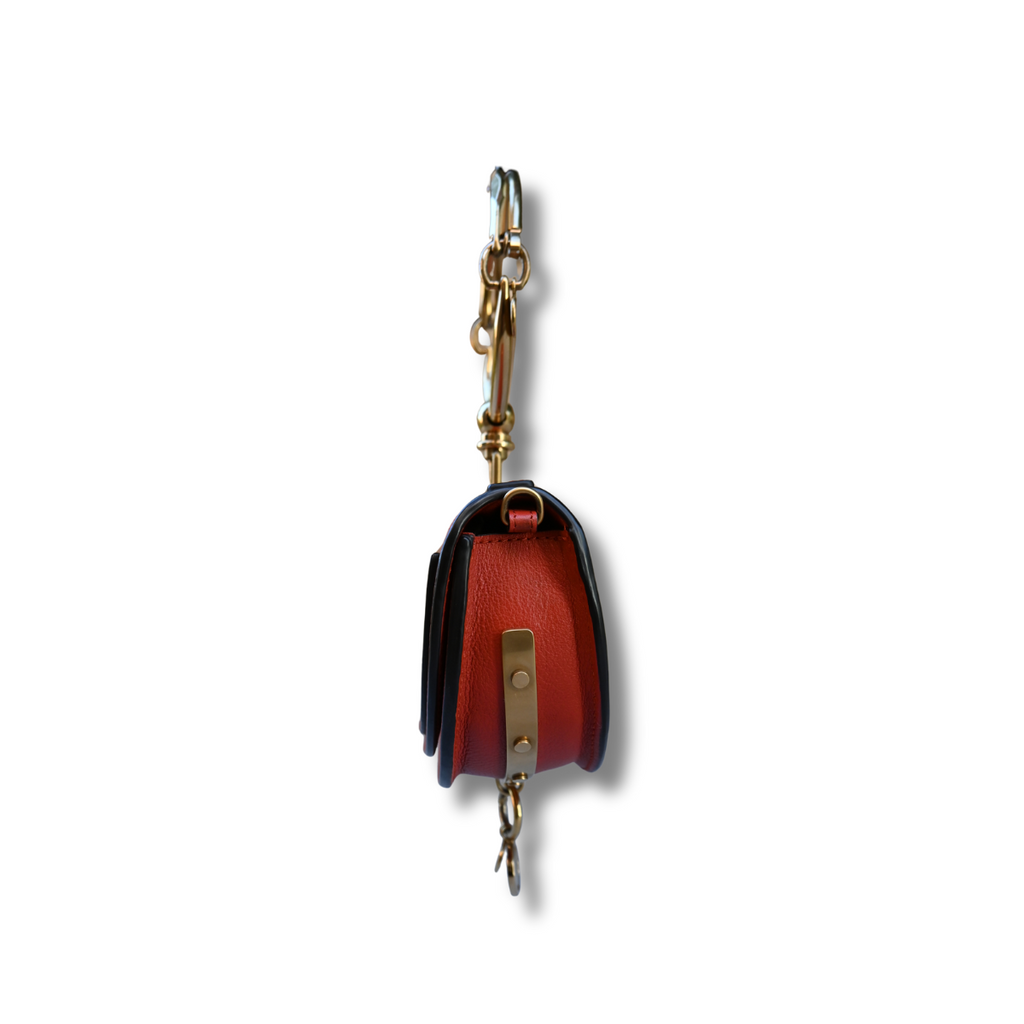 Chloe Nile Minaudiere Bracelet Bag Burnt Orange