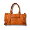 Balenciaga City Bag in Orange Front