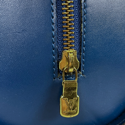 Louis Vuitton Vintage Papillon Handle Bag Blue Epi Leather