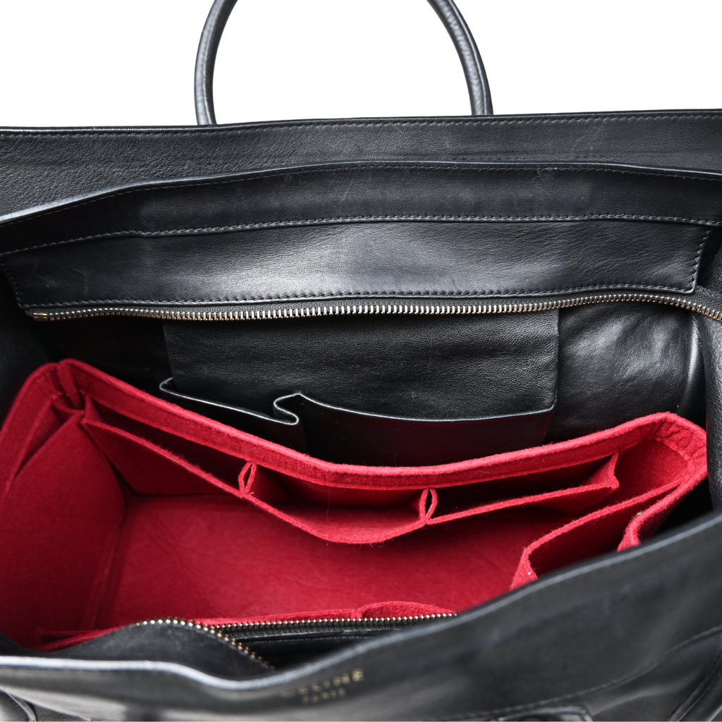 Celine Medium Luggage Bag Black Calfskin leather 