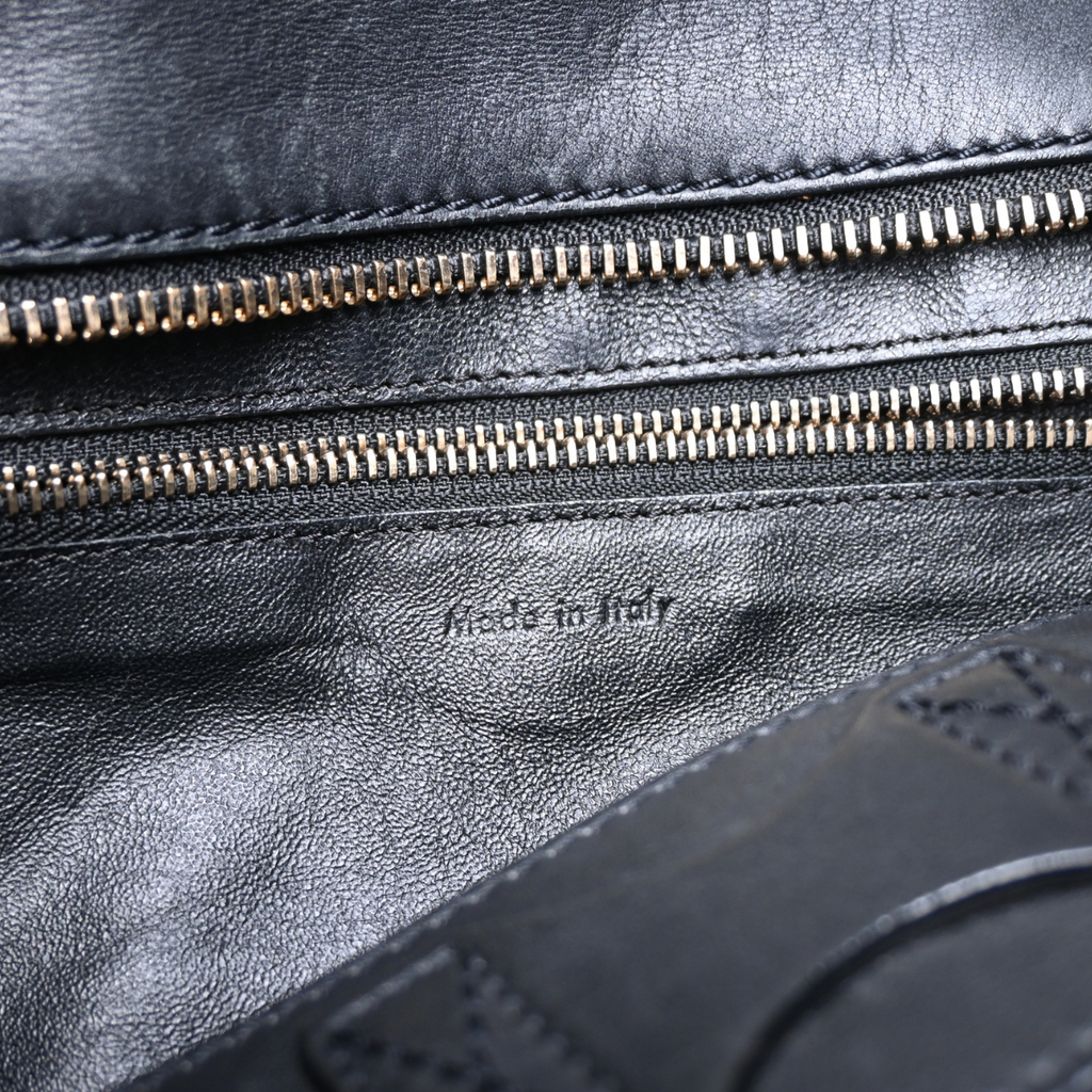 Celine Medium Luggage Bag Black Calfskin leather 