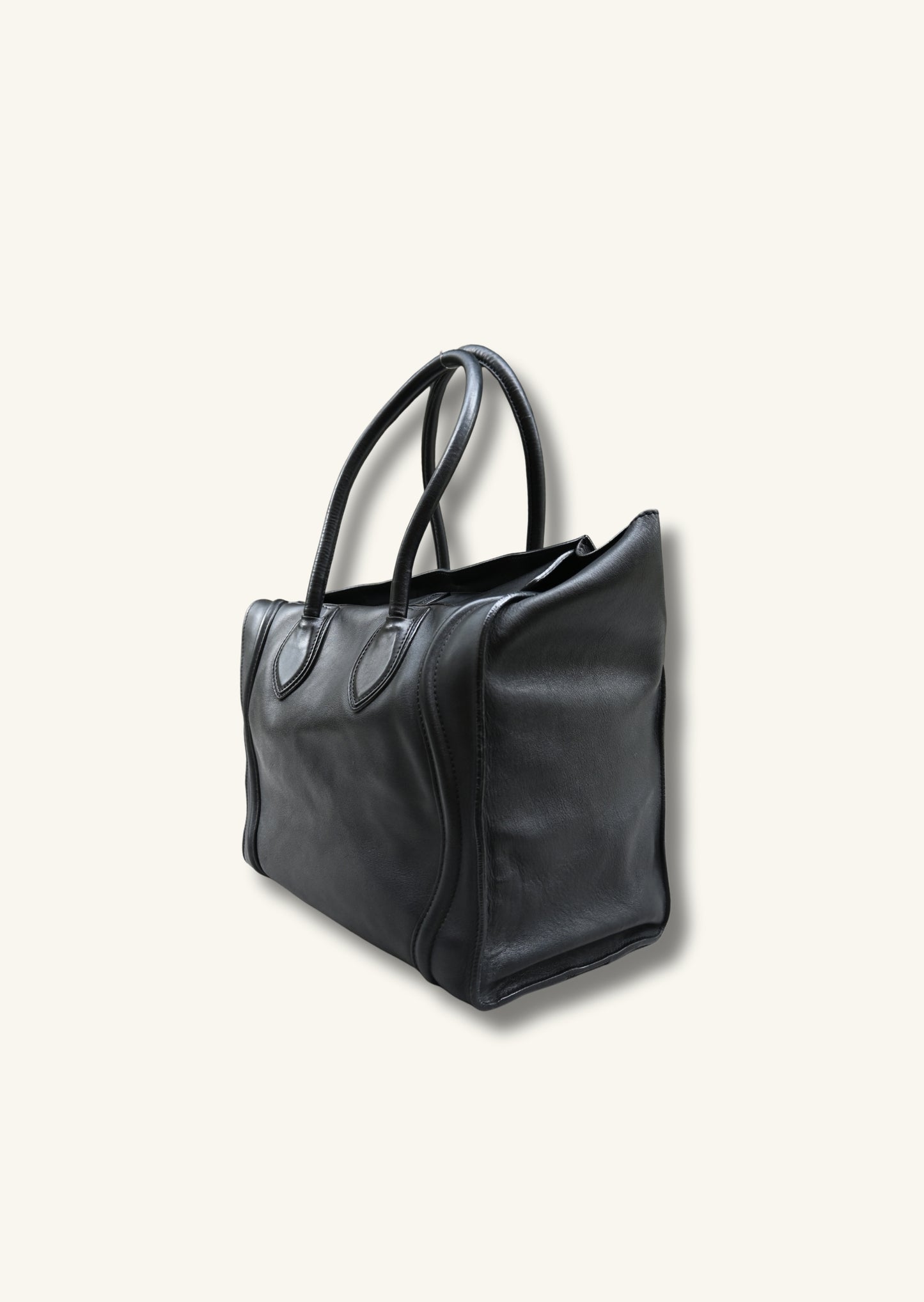 Celine Medium Luggage Bag Black Calfskin leather 
