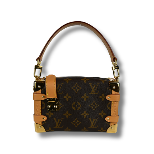 Louis Vuitton Side Trunk PM Monogram Canvas Front View