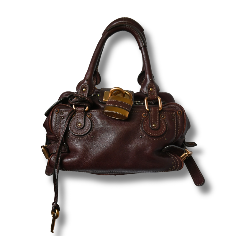 Paddington bag in grained leather Crafty Brown