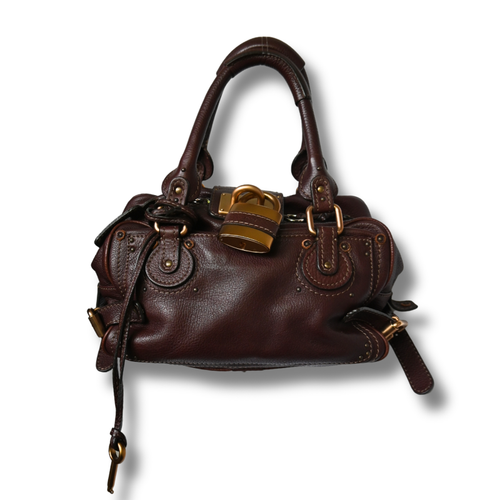 Paddington bag in grained leather Crafty Brown