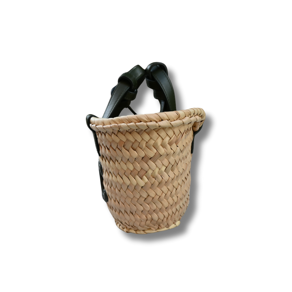 Celine Nano Triomphe Raffia Bag