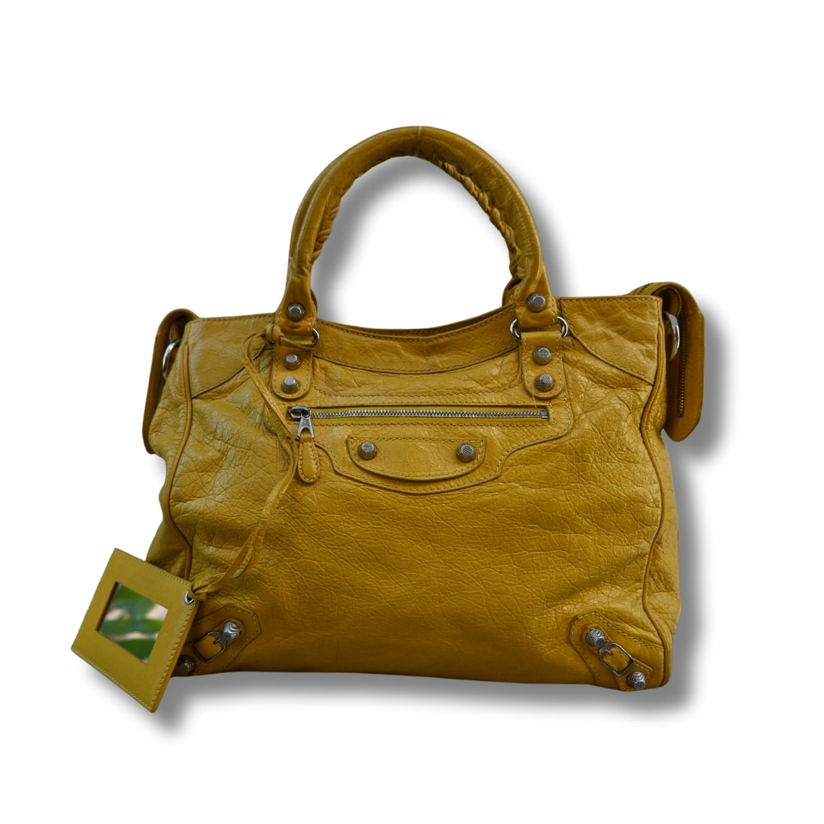 Balenciaga City Town Bag Mustard Yellow