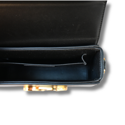 Dior 30 Montaigne Box Bag Black & gold hardware