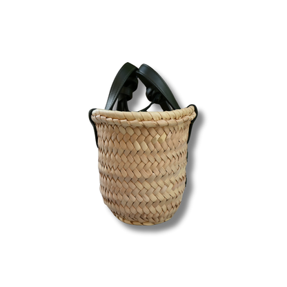 Celine Nano Triomphe Raffia Bag