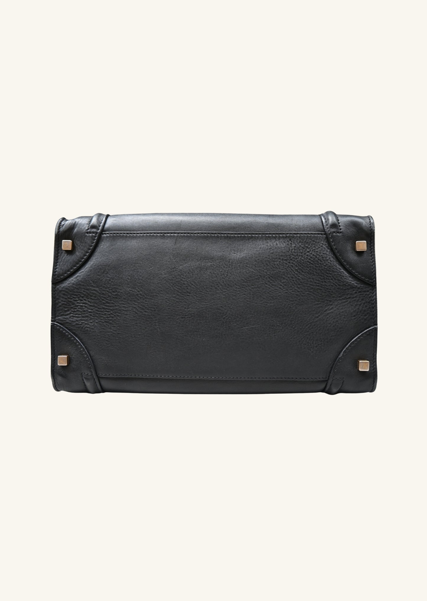 Celine Medium Luggage Bag Black Calfskin leather 