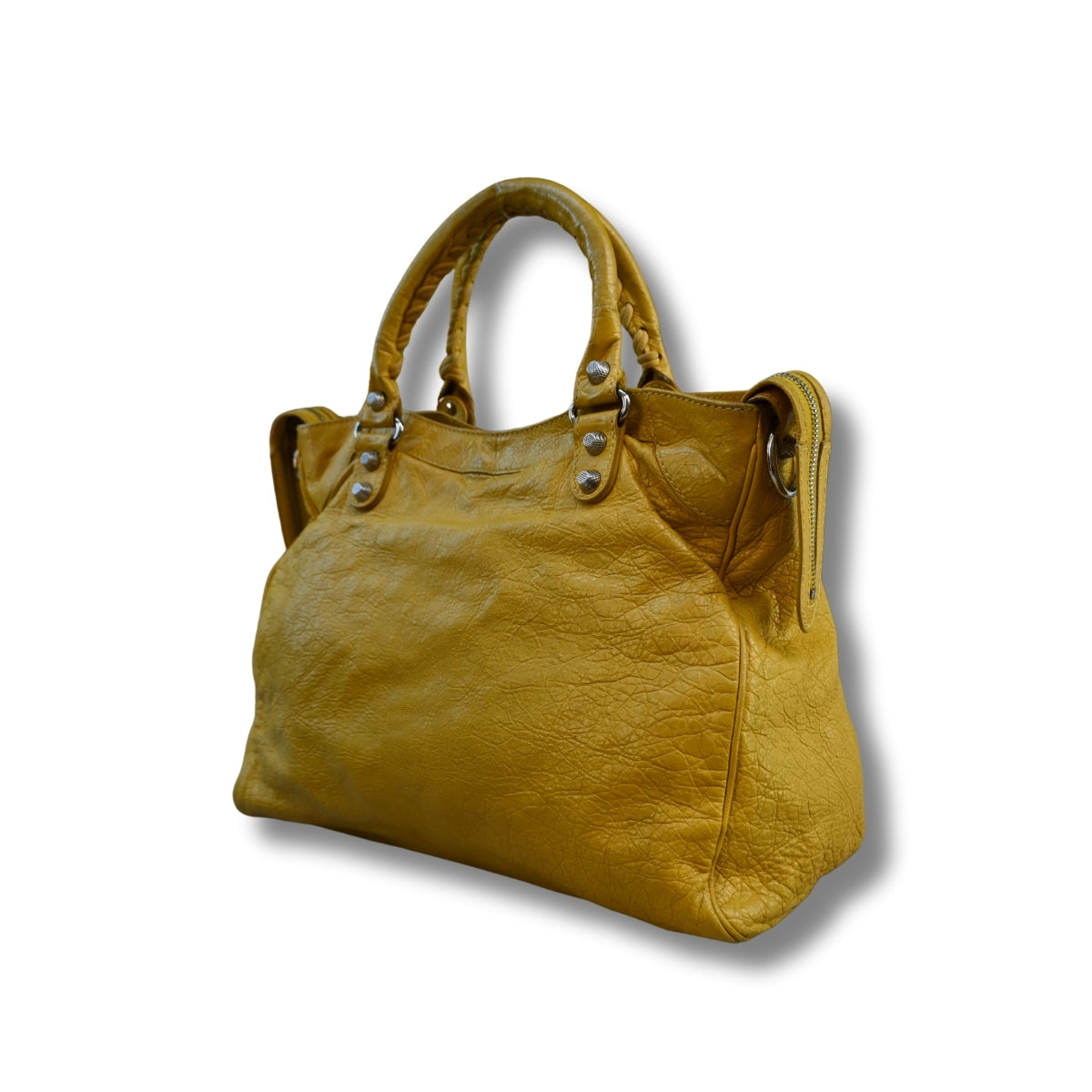 Balenciaga City Town Bag Mustard Yellow