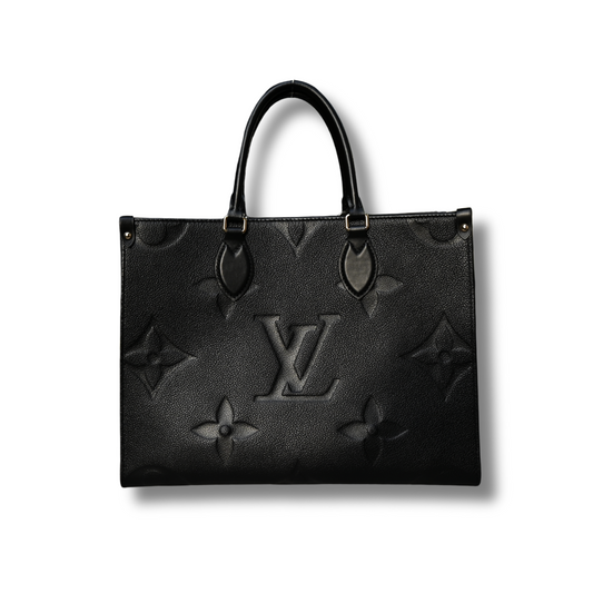 Louis Vuitton OnTheGo MM Noir Obscur Shoulder Bag