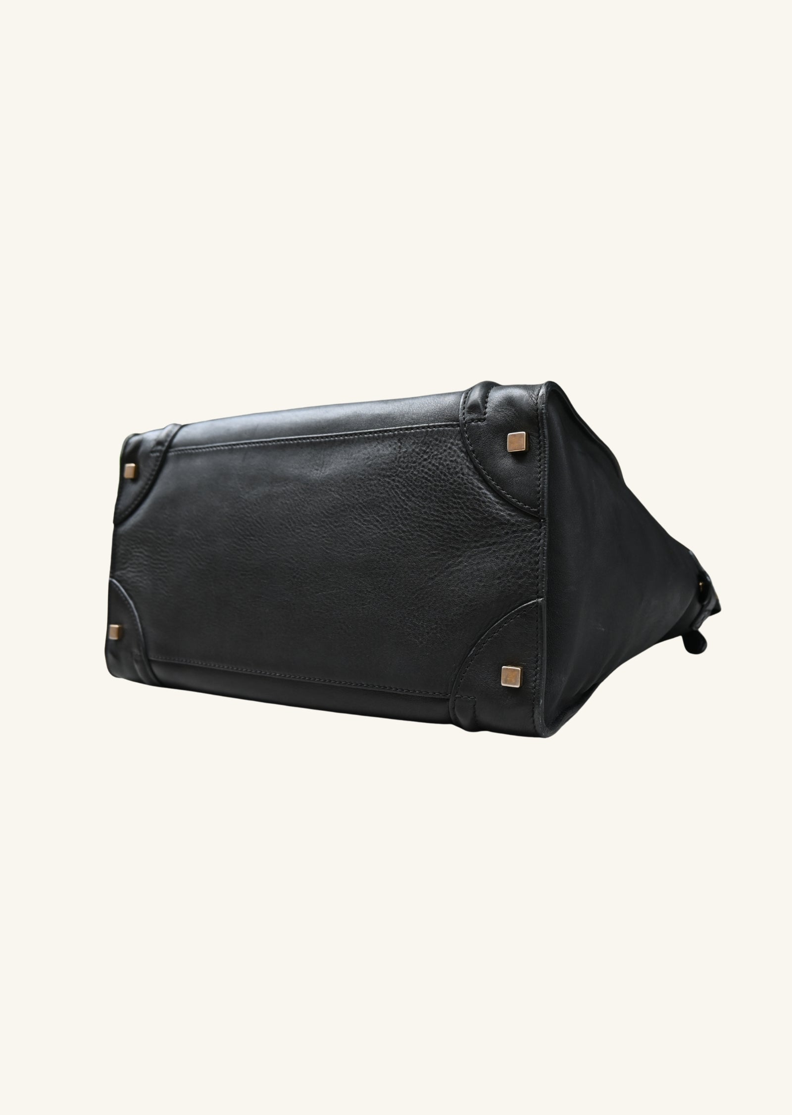 Celine Medium Luggage Bag Black Calfskin leather 