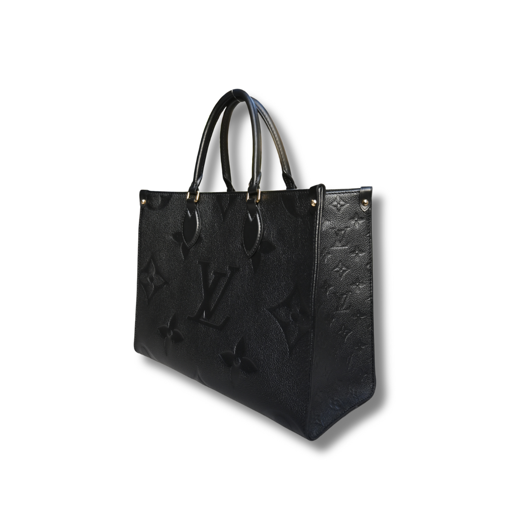 Louis Vuitton OnTheGo MM Noir Obscur Shoulder Bag