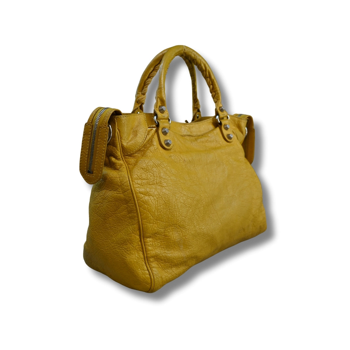 Balenciaga City Town Bag Mustard Yellow