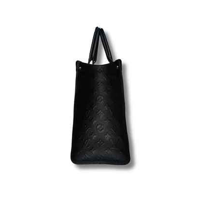 Louis Vuitton OnTheGo MM Noir Obscur Shoulder Bag