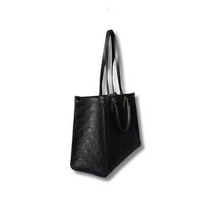 Louis Vuitton OnTheGo MM Noir Obscur Shoulder Bag
