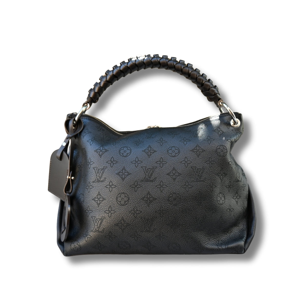 Louis Vuitton Mahina Beaubour Hobo MM Black
