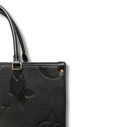 Louis Vuitton OnTheGo MM Noir Obscur Shoulder Bag