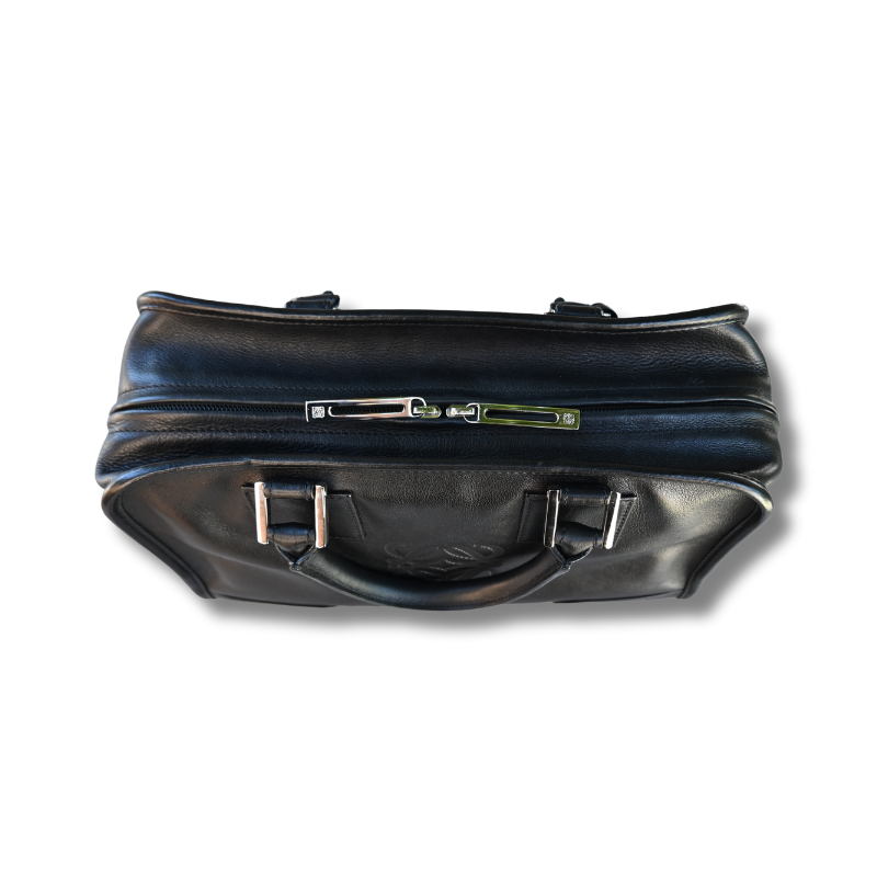 Loewe Anagram Amazona 28 black calfskin leather