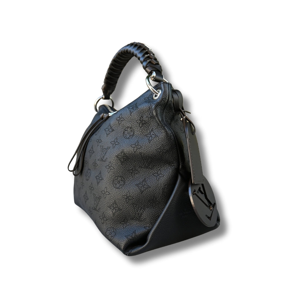Louis Vuitton Mahina Beaubour Hobo MM Black