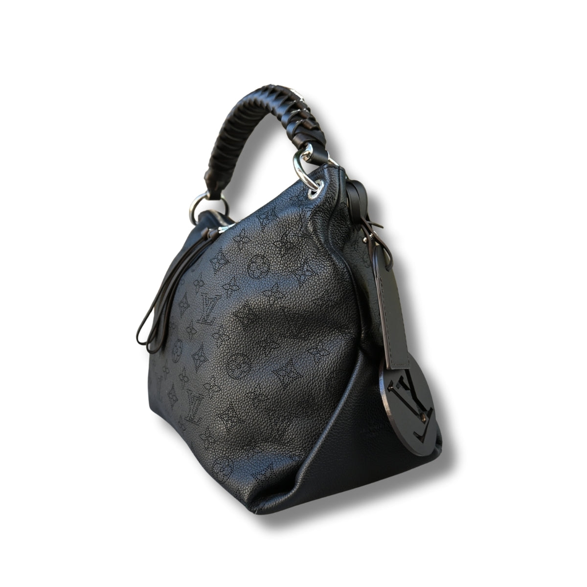 Louis Vuitton Mahina Beaubour Hobo MM Black