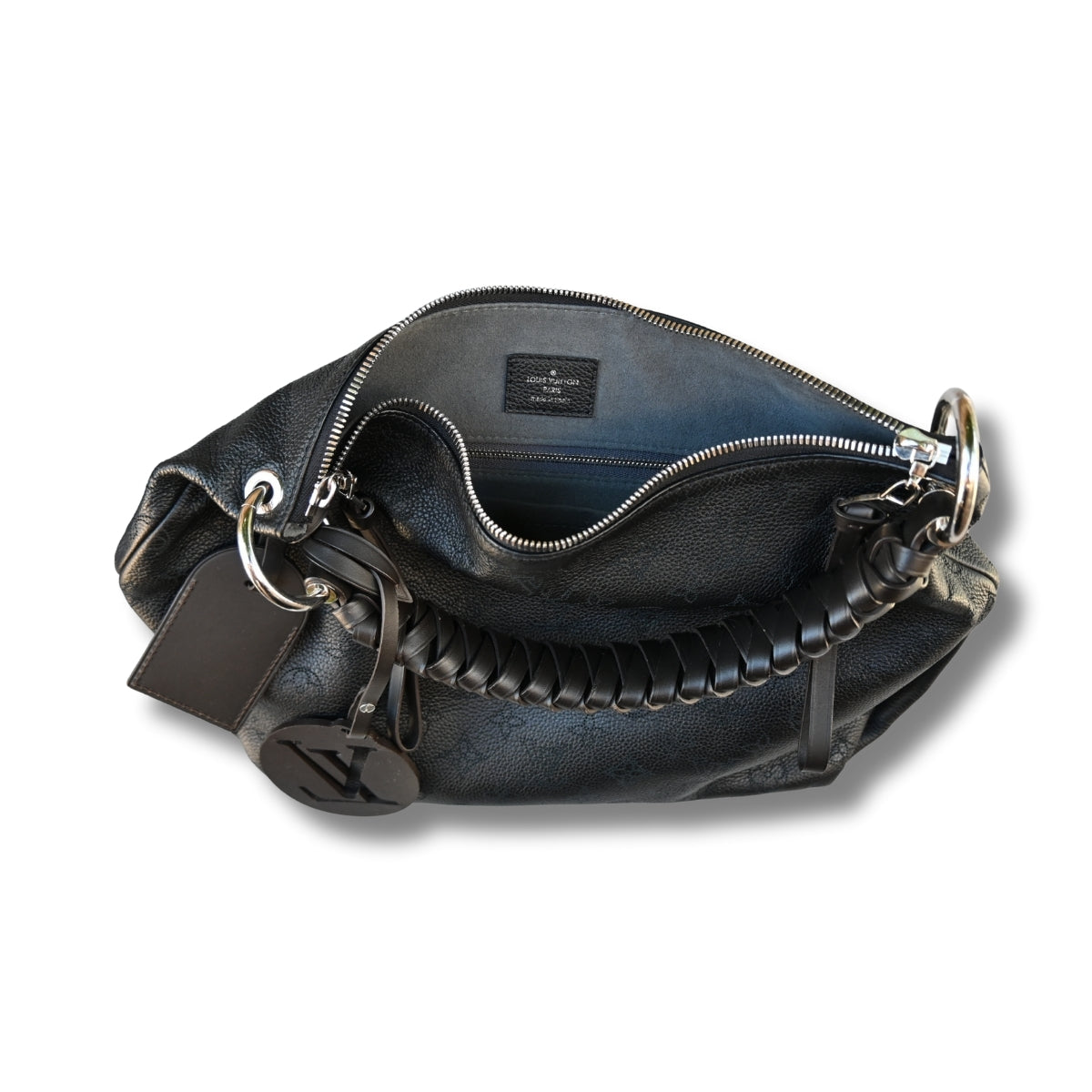 Louis Vuitton Mahina Beaubour Hobo MM Black